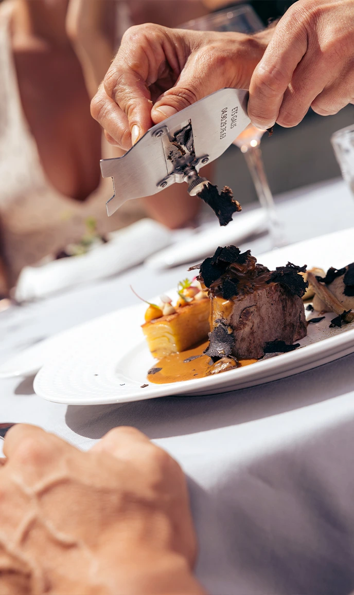 Restaurant en Provence autour de la truffe, du vin et du terroir